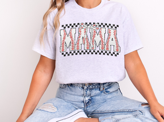 Baseball mama | 50/50 Cotton Poly | UNISEX | T-shirt