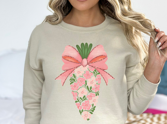 Floral Easter sweatshirt | 50/50 Cotton Poly | UNISEX | Sweatshirt