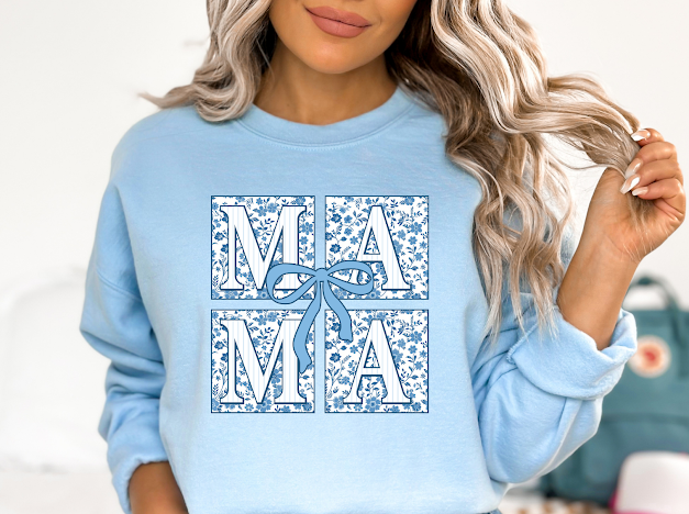 Mama crew neck 🩵 | 50/50 Cotton Poly | UNISEX | Sweatshirt