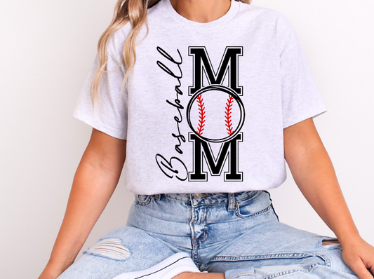 Baseball mom | 50/50 Cotton Poly | UNISEX | T-shirt