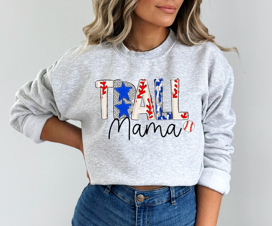 T-ball mama sweatshirt | 50/50 Cotton Poly | UNISEX | Sweatshirt