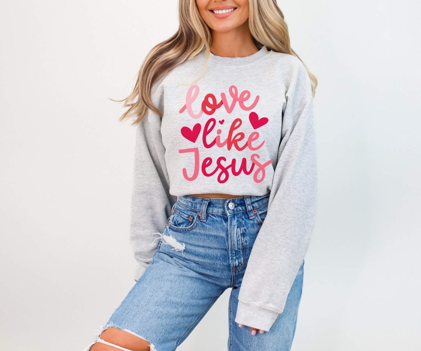 Love like Jesus | 50/50 Cotton Poly | UNISEX | Sweatshirt
