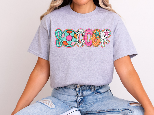 Soccer tshirt | 50/50 Cotton Poly | UNISEX | T-shirt