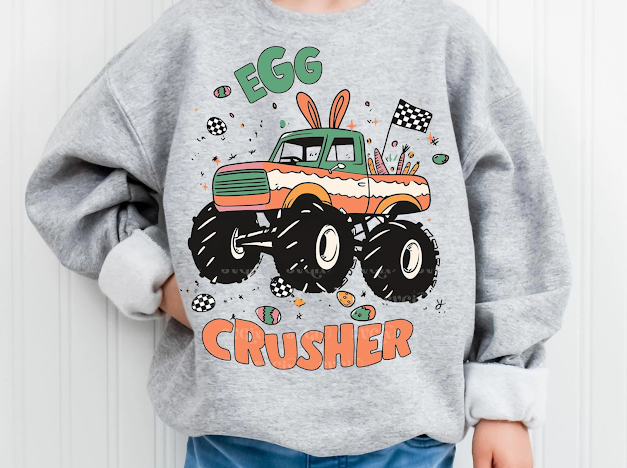 Egg crusher sweatshirt | 50/50 Cotton Poly | UNISEX | Sweatshirt
