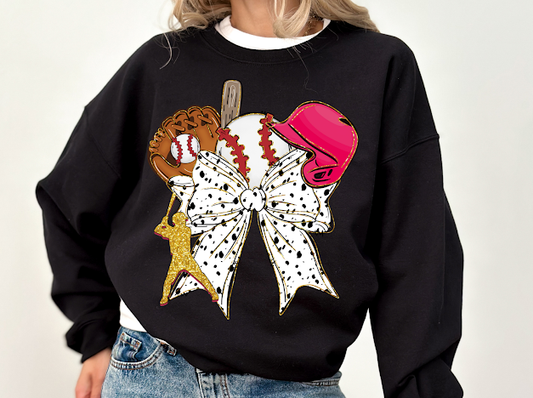 Baseball season 🎀| 50/50 Cotton Poly | UNISEX | Sweatshirt