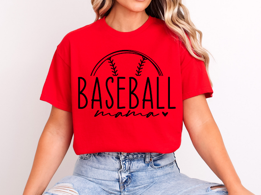 Baseball mama | 50/50 Cotton Poly | UNISEX | T-shirt