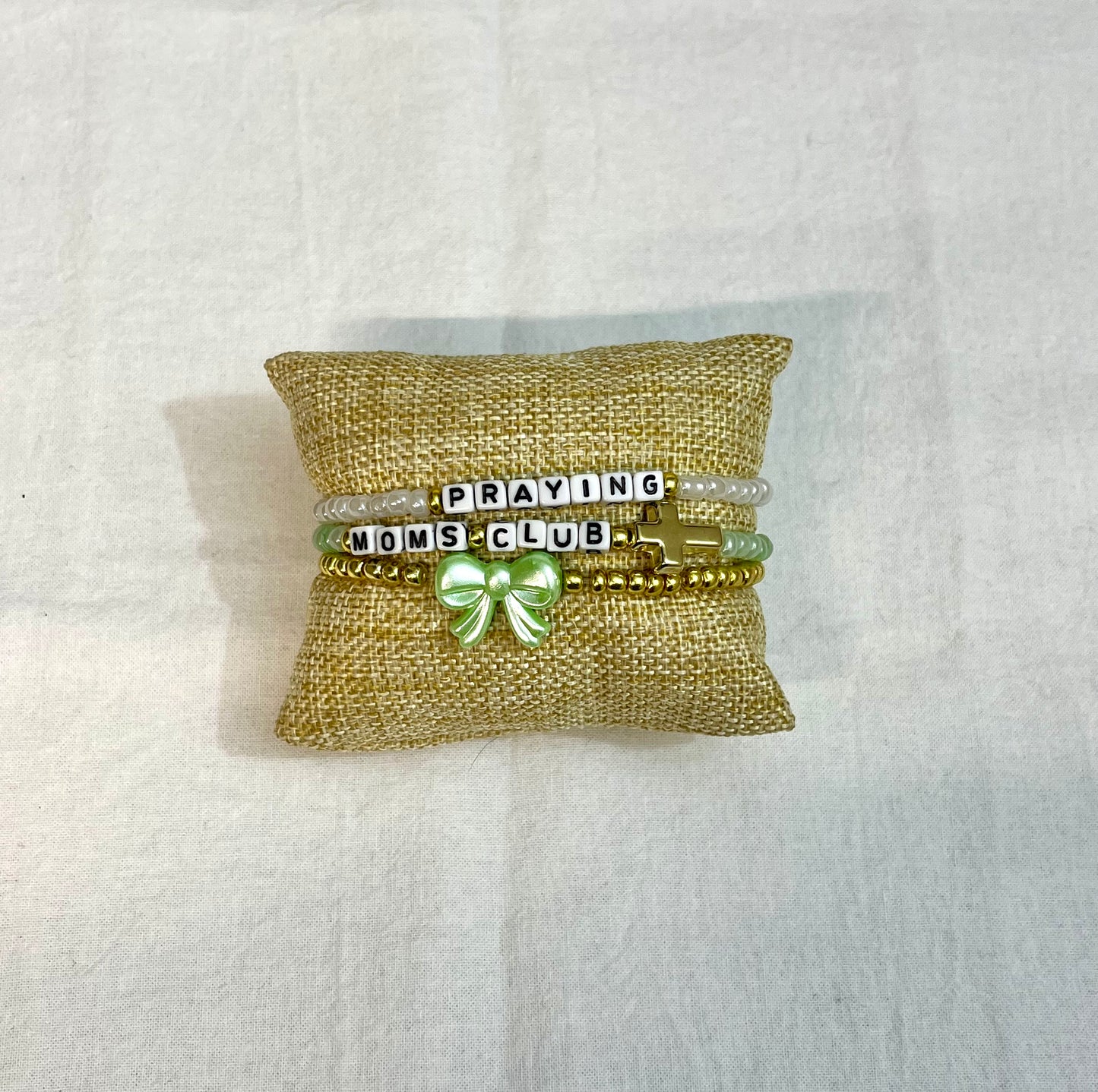 Praying Moms Club | Handmade Beaded Bracelet