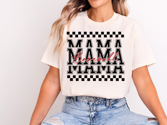 Baseball mama | 50/50 Cotton Poly | UNISEX | T-shirt