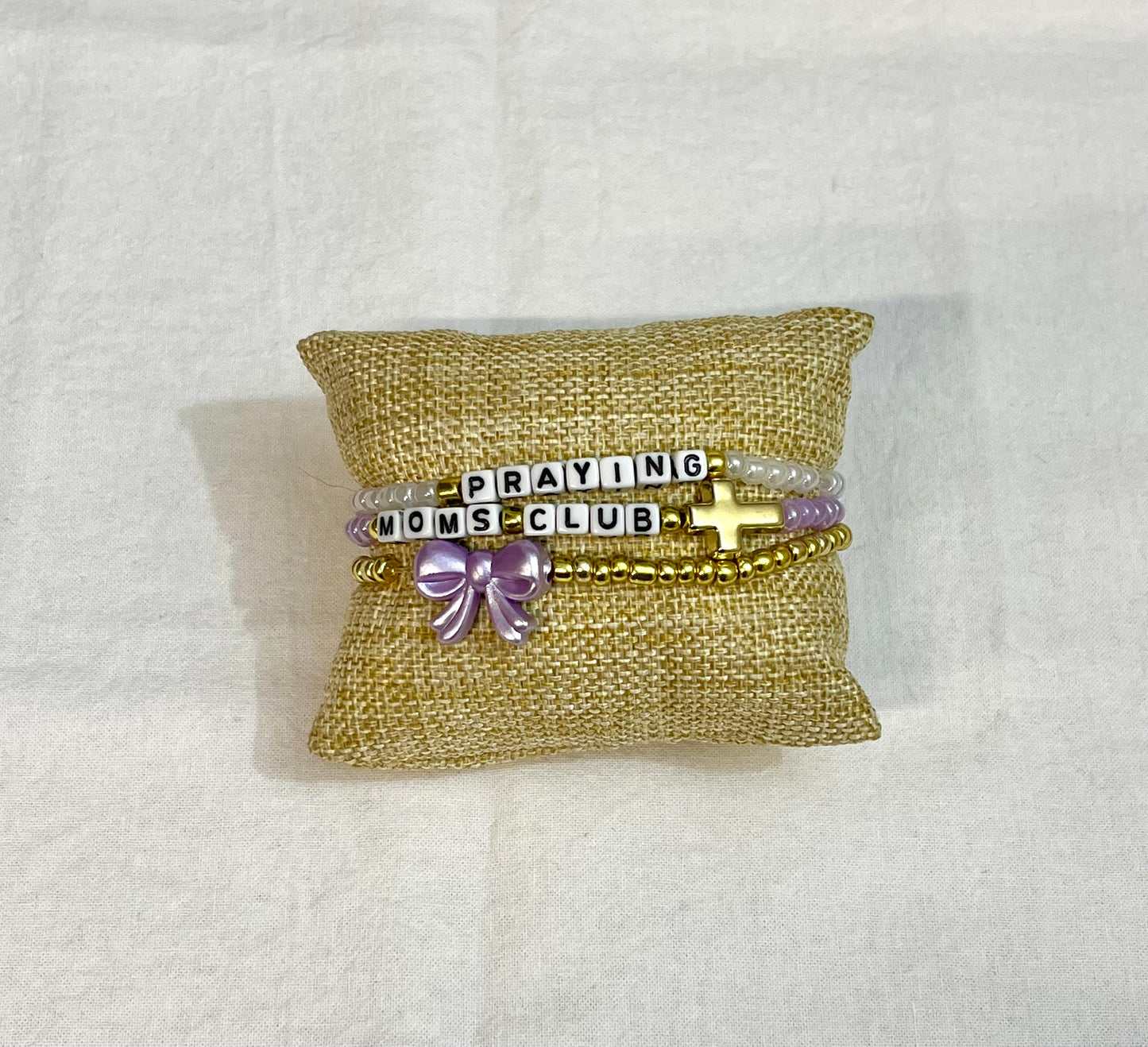 Praying Moms Club | Handmade Beaded Bracelet