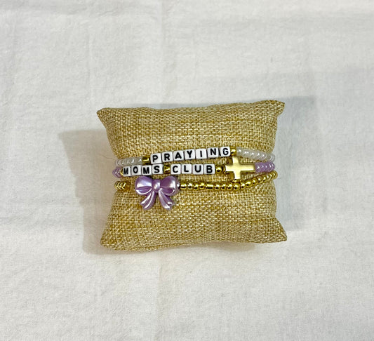 Praying Moms Club | Handmade Beaded Bracelet