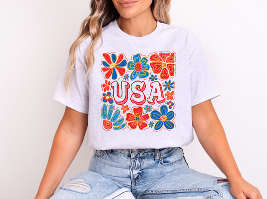 USA T-shirt | 50/50 Cotton Poly | UNISEX | T-shirt