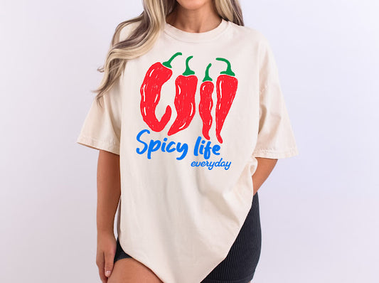 Spicy life 🌶️ | 50/50 Cotton Poly | UNISEX | T-shirt