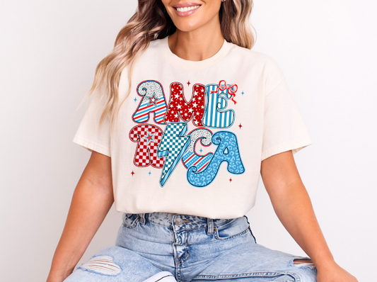 America | 50/50 Cotton Poly | UNISEX | T-shirt