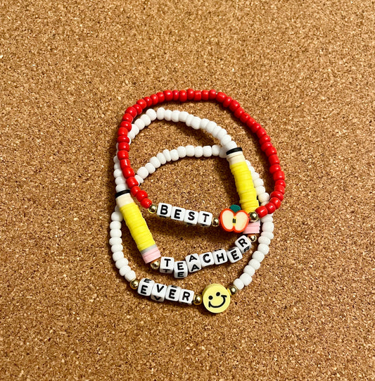 Best Teacher Ever | Bracelet Stack