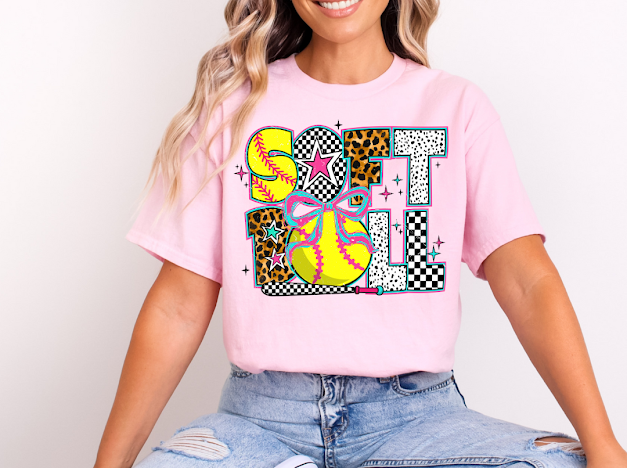 Softball tshirt | 50/50 Cotton Poly | UNISEX | T-shirt