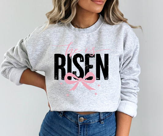He is risen sweatshirt 🎀 | 50/50 Cotton Poly | UNISEX | Sweatshirt