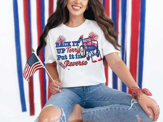 Back it up Terry | 50/50 Cotton Poly | UNISEX | T-shirt