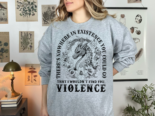 Violence | 50/50 Cotton Poly | UNISEX | SWEATSHIRT
