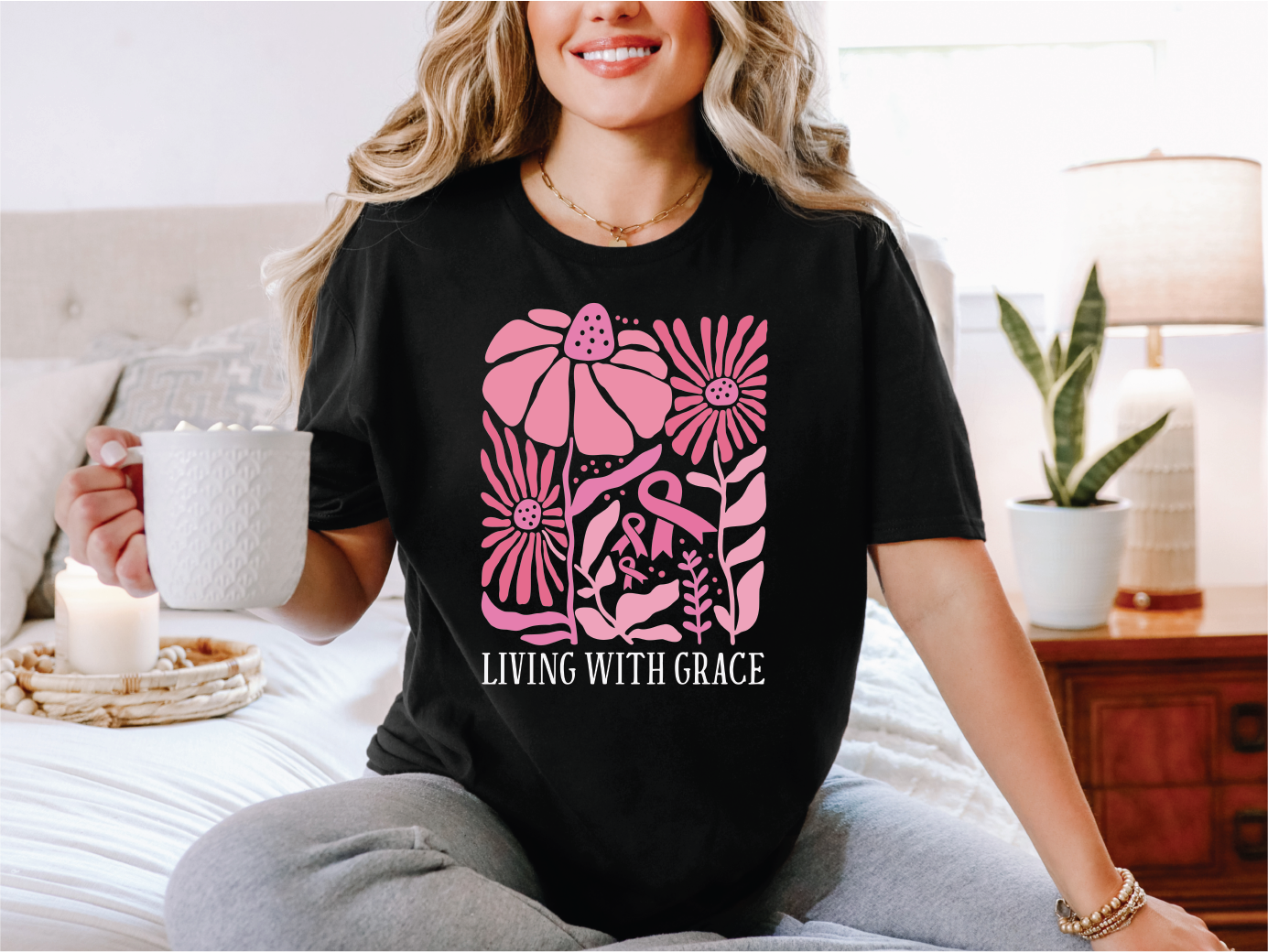 Breast Cancer Awareness | 50/50 Cotton Poly | UNISEX