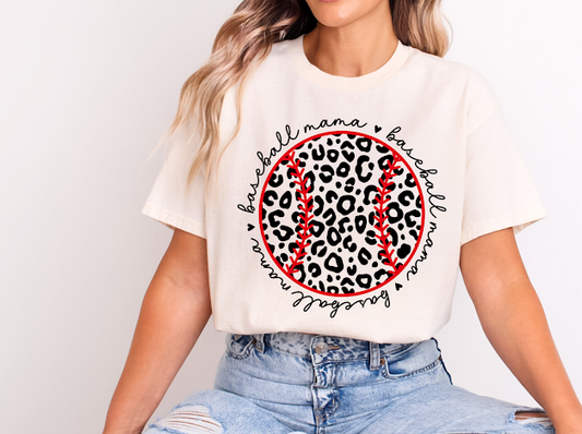 Baseball mama | 50/50 Cotton Poly | UNISEX | T-shirt