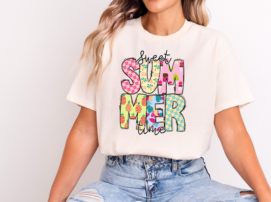 Sweet summer time T-shirt  | 50/50 Cotton Poly | UNISEX | T-shirt