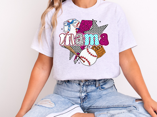Baseball mama | 50/50 Cotton Poly | UNISEX | T-shirt