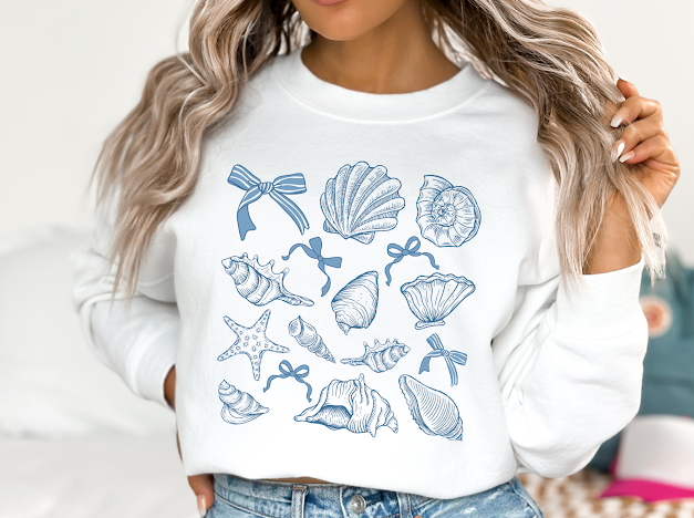 Beach sweatshirt | 50/50 Cotton Poly | UNISEX | Sweatshirt