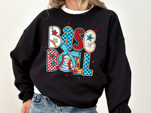 Baseball sweatshirt | 50/50 Cotton Poly | UNISEX | Sweatshirt