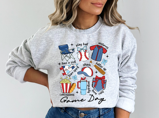 Game day sweatshirt | 50/50 Cotton Poly | UNISEX | Sweatshirt