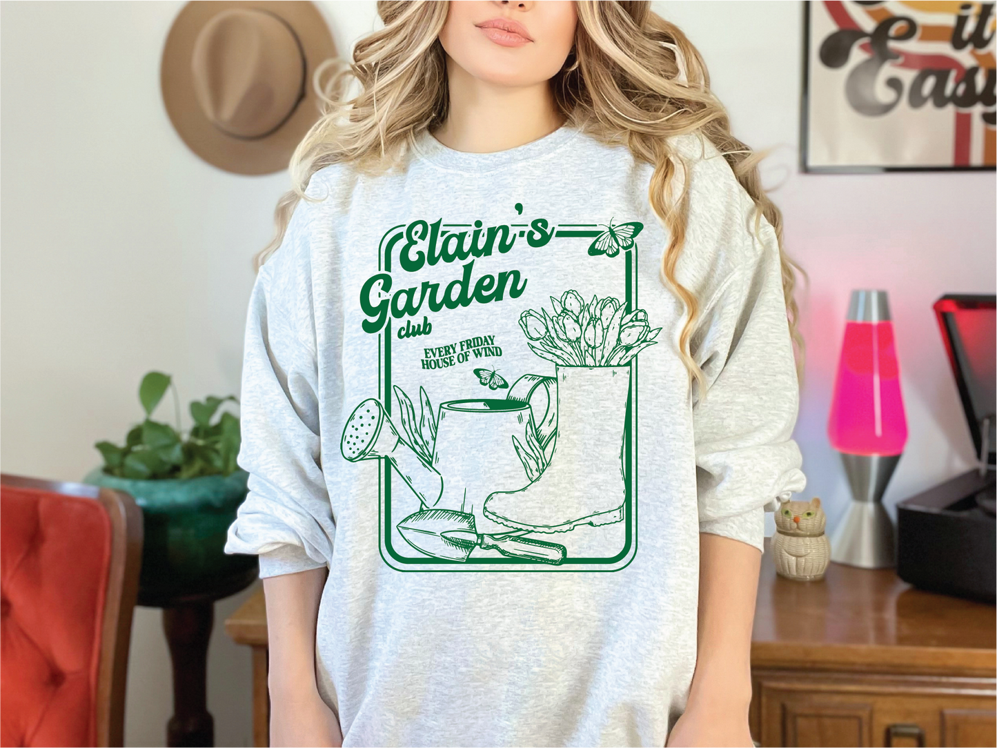 Elain's Garden Club | 50/50 Cotton Poly | UNISEX | Sweatshirt