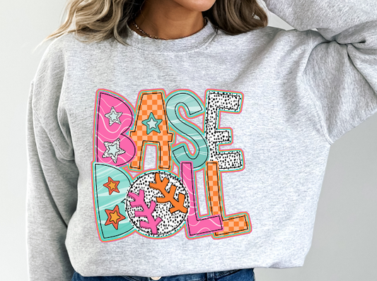 Baseball sweatshirt | 50/50 Cotton Poly | UNISEX | Sweatshirt