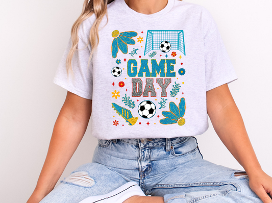 Game day Soccer tshirt | 50/50 Cotton Poly | UNISEX | T-shirt