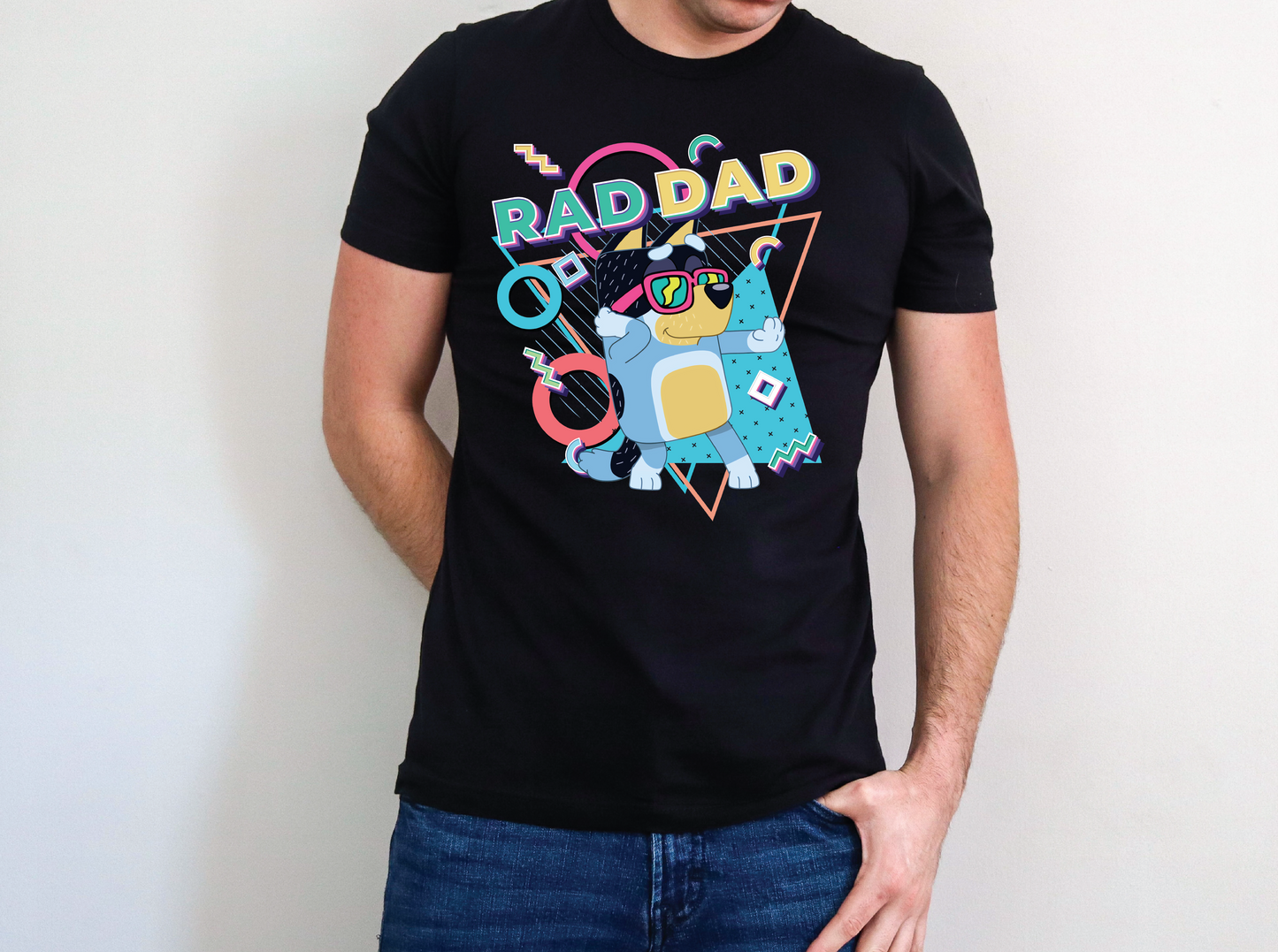 Rad Dad Bluey | 50/50 Cotton Poly | UNISEX | T-shirt