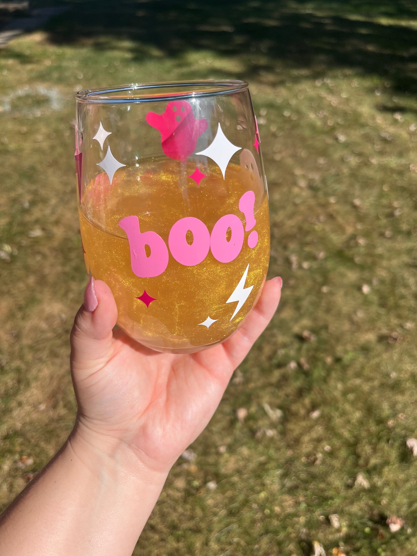 Spooky Wine Glass