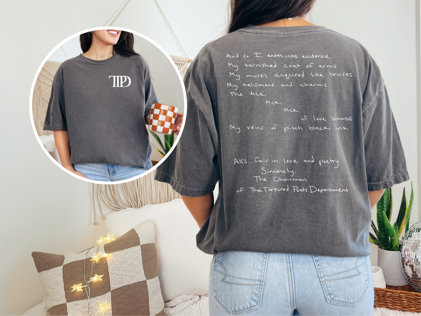 The Tortured Poets Department | 50/50 Cotton Poly | UNISEX | T-shirt