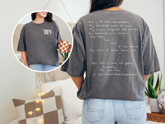 The Tortured Poets Department | 50/50 Cotton Poly | UNISEX | T-shirt