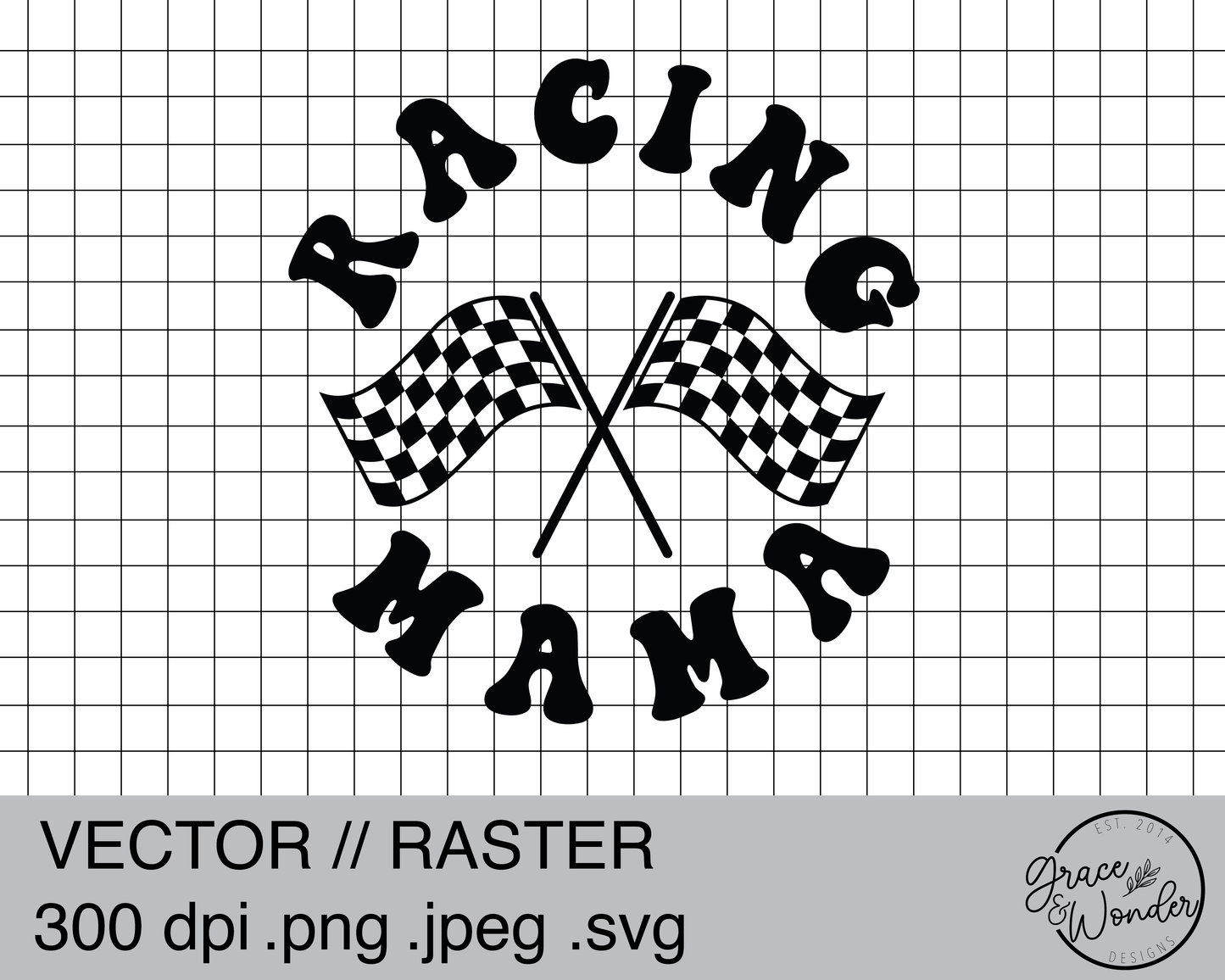 Somebody's Loud Ass Racing Mama | Digital Download | .PNG .SVG | Circuit Ready | Sublimation Ready