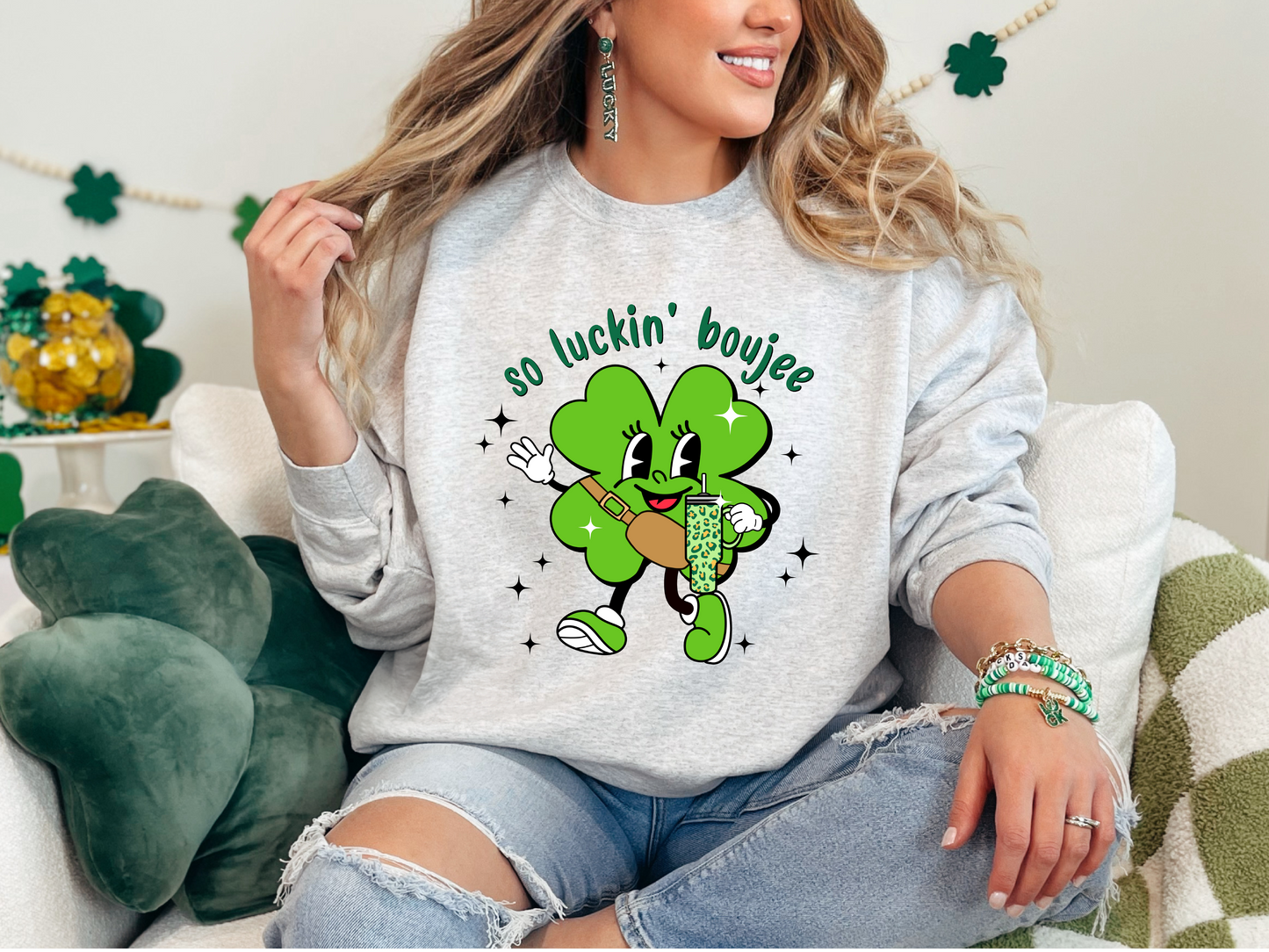 Clover Stanley | 50/50 Cotton Poly | UNISEX | Sweatshirt