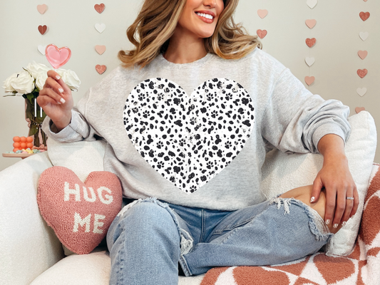 Dog Heart | 50/50 Cotton Poly | UNISEX | Sweatshirt