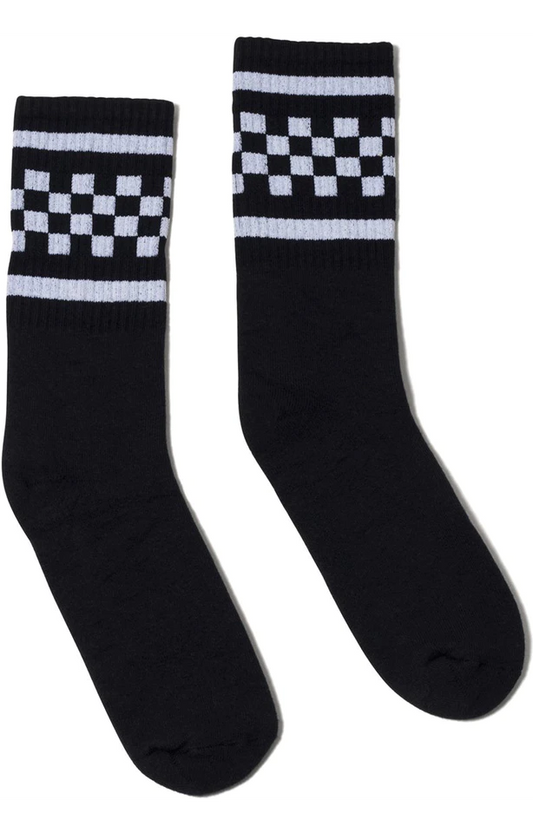 Checkered Crew Socks | Made in the USA
