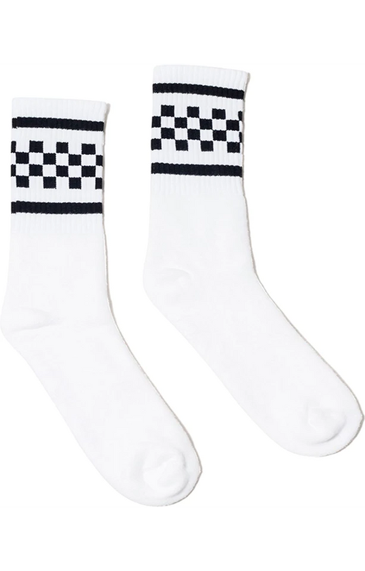 Checkered Crew Socks | Made in the USA