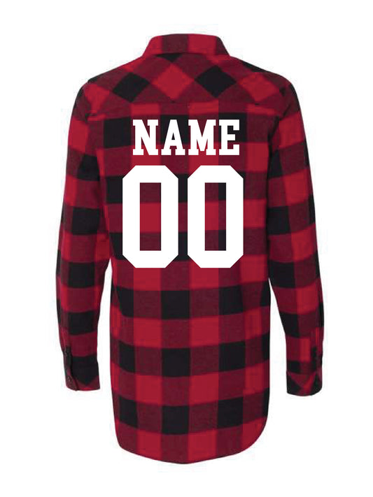 Long Sleeve Flannel Shirt | Personalized