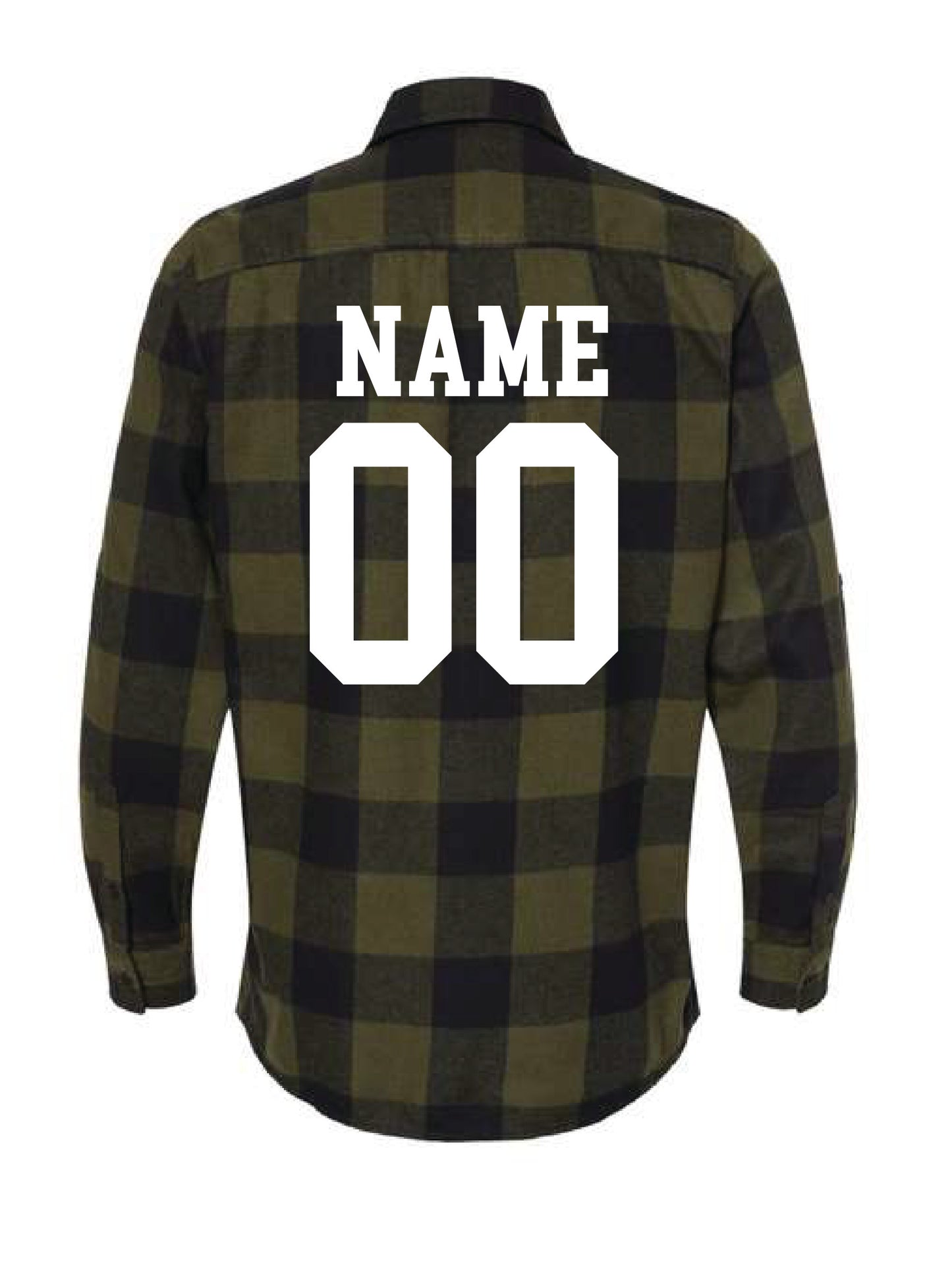 Long Sleeve Flannel Shirt | Personalized