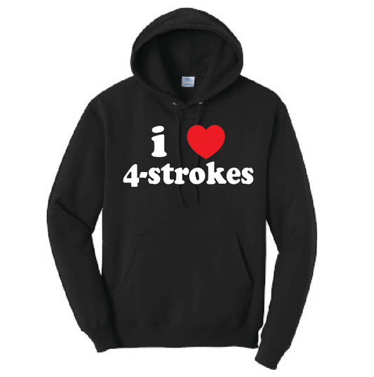 I Heart 4-Strokes | 50/50 Cotton Poly | UNISEX |