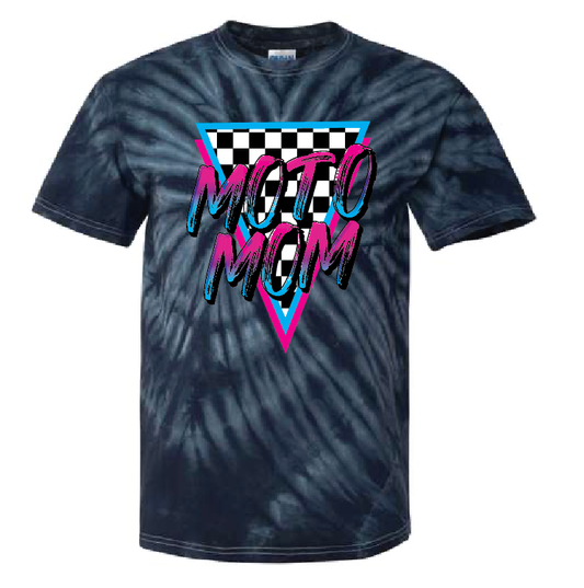 Moto Mom Tie Dye | 100% Cotton | UNISEX | T-shirt