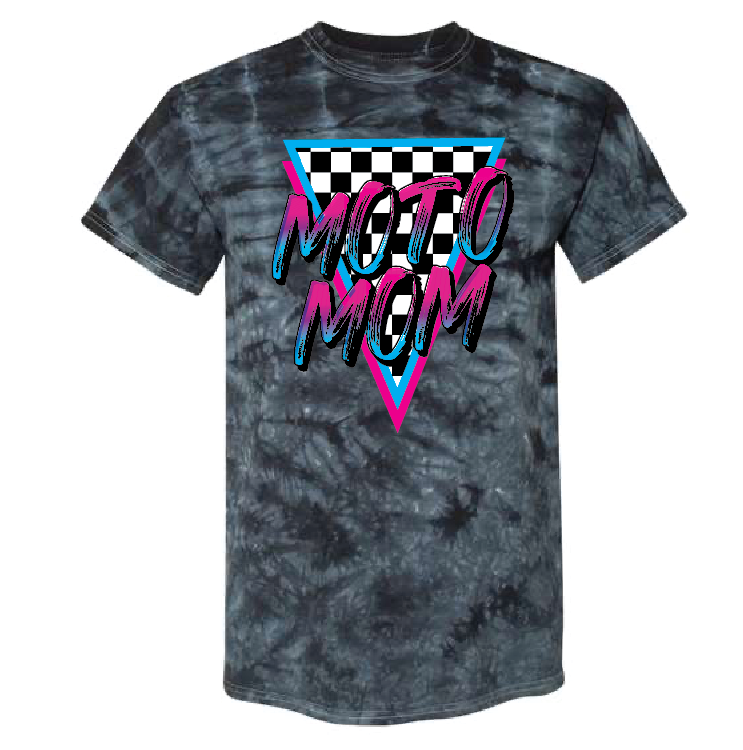 Moto Mom Tie Dye | 100% Cotton | UNISEX | T-shirt