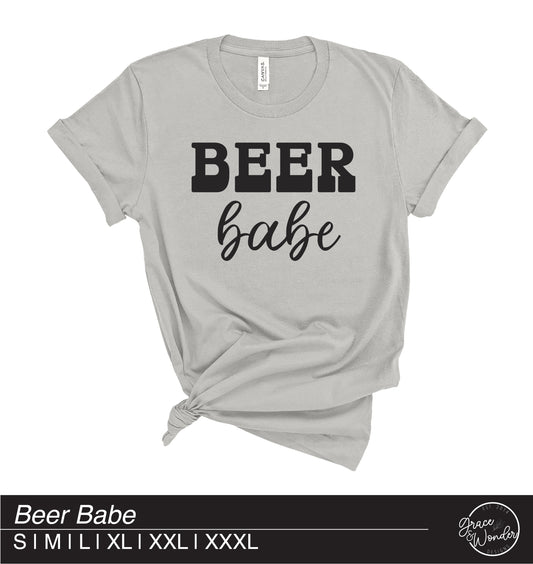 Beer Babe | Graphic Tee | Bella Canvas