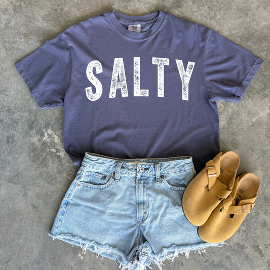 Salty | Comfort Color | Graphic Tee