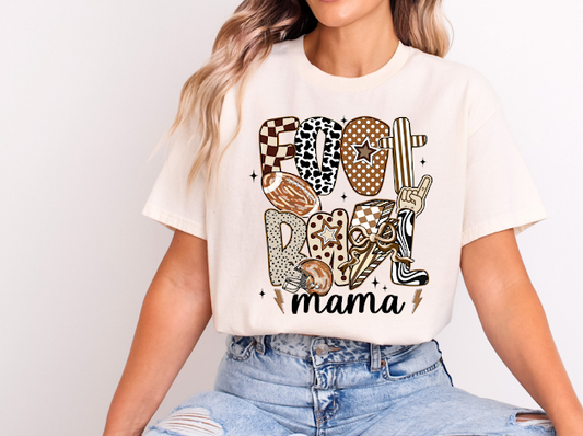 Football mama| 50/50 Cotton Poly | UNISEX | T-shirtby