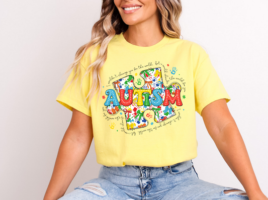 Autism awareness T-shirt | 50/50 Cotton Poly | UNISEX | T-shirt